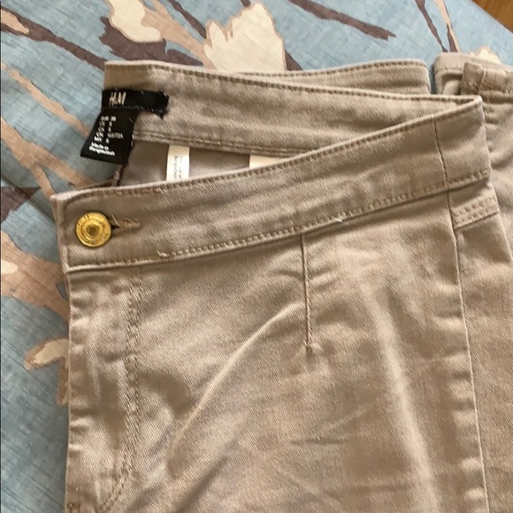 Taupe Cotton Pants (H&M, size 8) - Picture 4 of 4